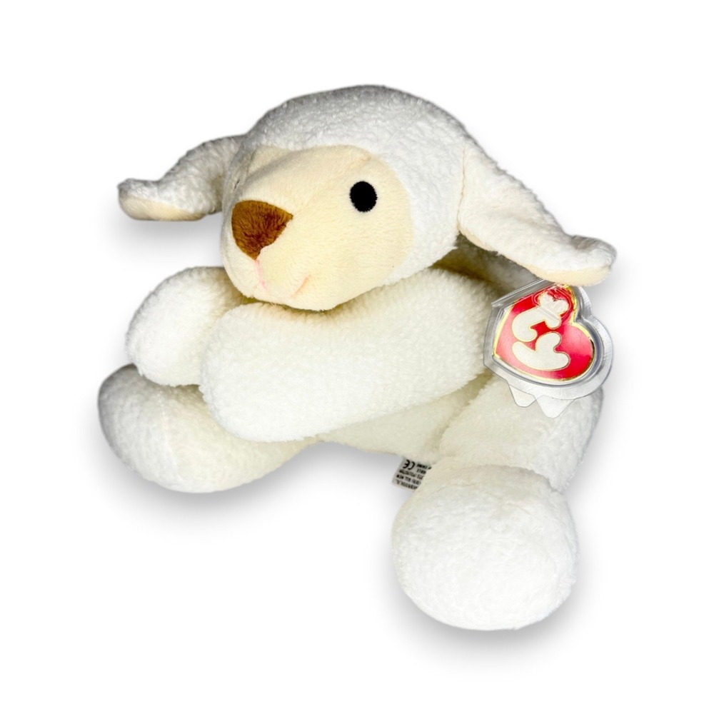 Baba the Lamb | Sweet Little Lamb | NEAR Mint Heart Tag TY Pillow Pal